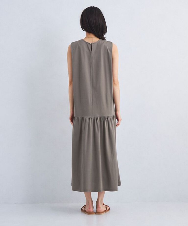 UNITED ARROWS green label relaxing「【結論シリーズ】シンプルリフトワンピース -UVカット・抗菌-［size SHORT/TALLあり］」|ワンピース|