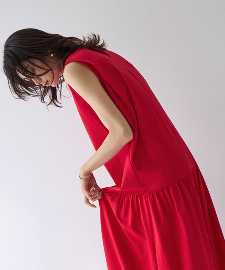UNITED ARROWS green label relaxing「【結論シリーズ】シンプルリフトワンピース -UVカット・抗菌-［size SHORT/TALLあり］」|ワンピース|