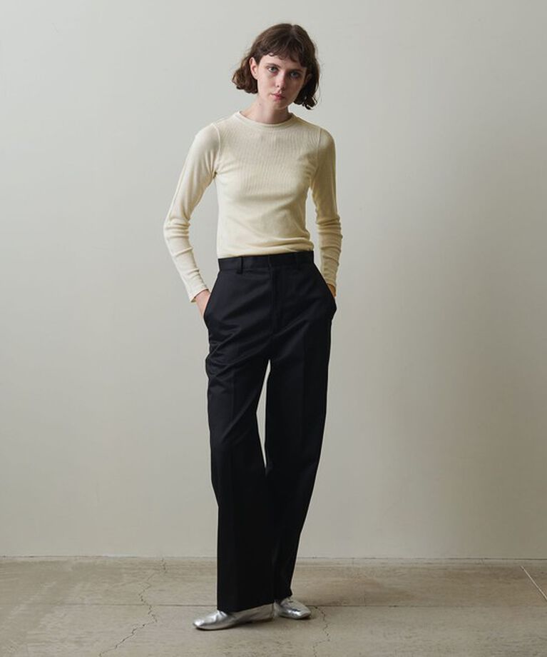 STEVEN ALAN「＜Steven Alan＞リブ ロングスリーブ プルオーバー」|Tシャツ・カットソー|