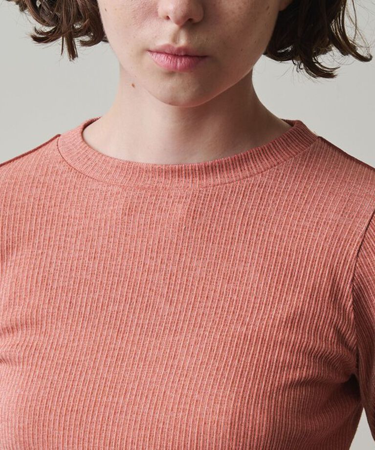 STEVEN ALAN「＜Steven Alan＞リブ ロングスリーブ プルオーバー」|Tシャツ・カットソー|