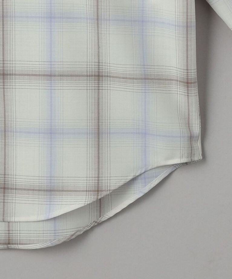 BEAUTY&YOUTH UNITED ARROWS「尾州 オンブレ レギュラーフォルム テーパード シャツ -ウォッシャブル MADE IN JAPAN-」|シャツ・ブラウス|