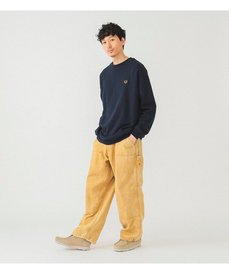 BEAMS「FRED PERRY / 別注 エンブロイダリー クルーネック スウェット」|スウェット・ジャージ|