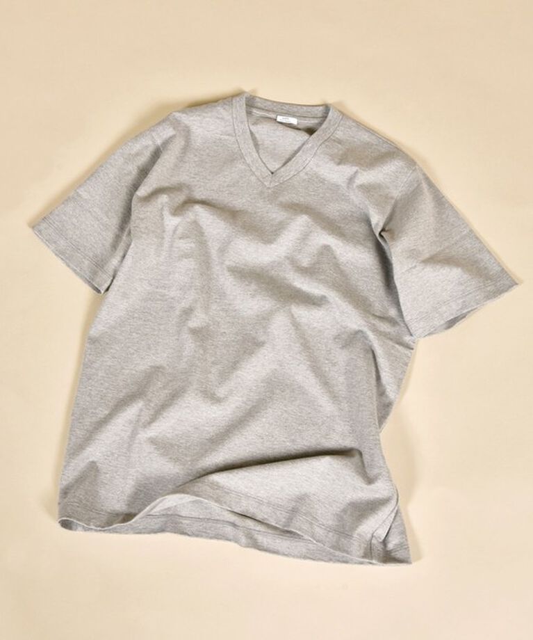 SHIPS「SHIPS: 抗菌・防臭 NANO-FINE（R） コットン Vネック Tシャツ」|Tシャツ・カットソー|