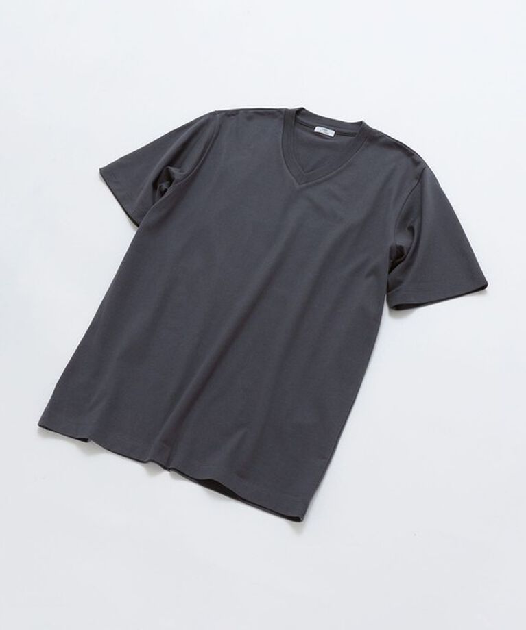 SHIPS「SHIPS: 抗菌・防臭 NANO-FINE（R） コットン Vネック Tシャツ」|Tシャツ・カットソー|