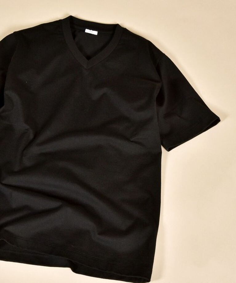 SHIPS「SHIPS: 抗菌・防臭 NANO-FINE（R） コットン Vネック Tシャツ」|Tシャツ・カットソー|