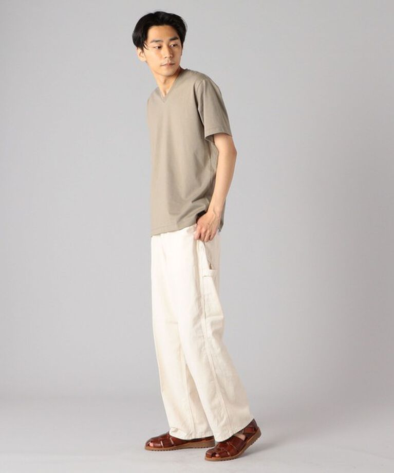 SHIPS「SHIPS: 抗菌・防臭 NANO-FINE（R） コットン Vネック Tシャツ」|Tシャツ・カットソー|