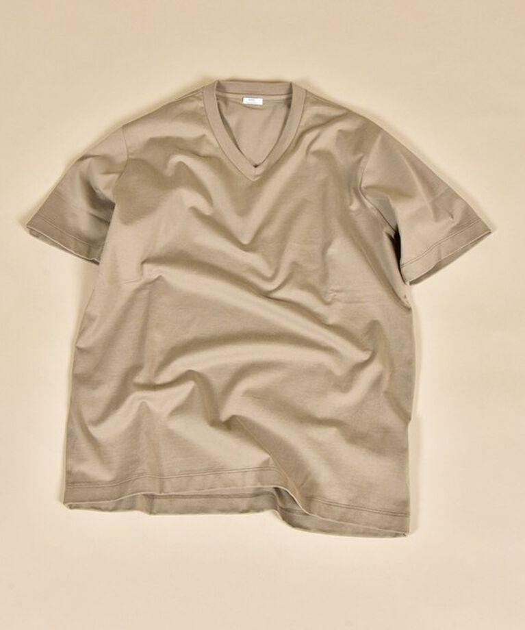 SHIPS「SHIPS: 抗菌・防臭 NANO-FINE（R） コットン Vネック Tシャツ」|Tシャツ・カットソー|