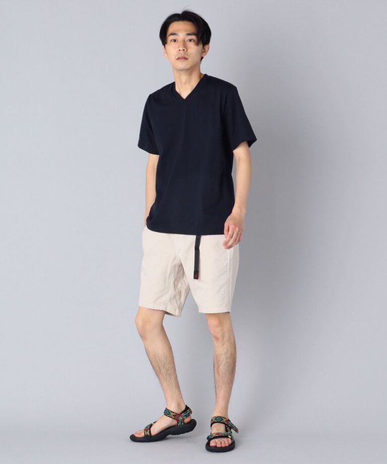 SHIPS「SHIPS: 抗菌・防臭 NANO-FINE（R） コットン Vネック Tシャツ」|Tシャツ・カットソー|