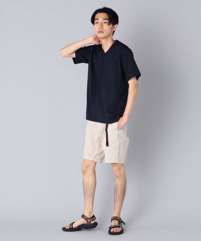 SHIPS「SHIPS: 抗菌・防臭 NANO-FINE（R） コットン Vネック Tシャツ」|Tシャツ・カットソー|