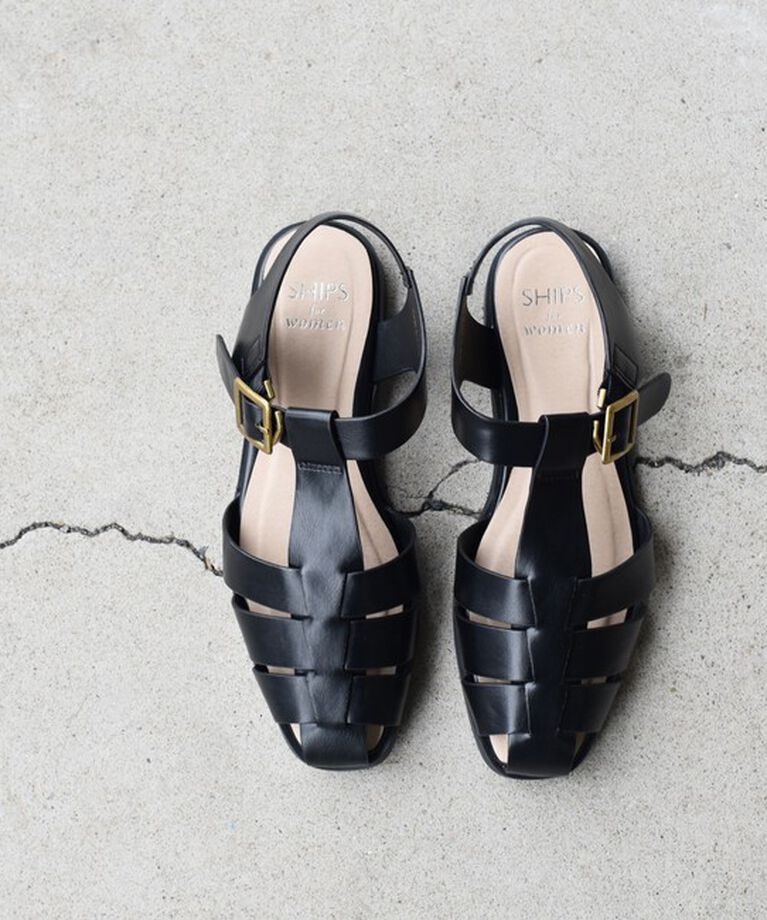 SHIPS for women「* スリム グルカ サンダル 22.5～25.5cm 24SS ◇」|サンダル|