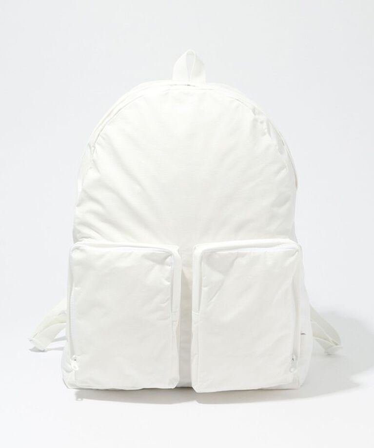 TOMORROWLAND GOODS「AMIACALVA ポリエステルギャバジン バッグパック」|リュック|11 ホワイト