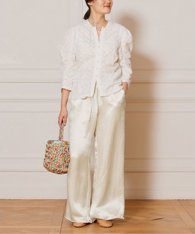 IENA LA BOUCLE「IENA LA BOUCLE シャーリングブラウス」|シャツ・ブラウス|