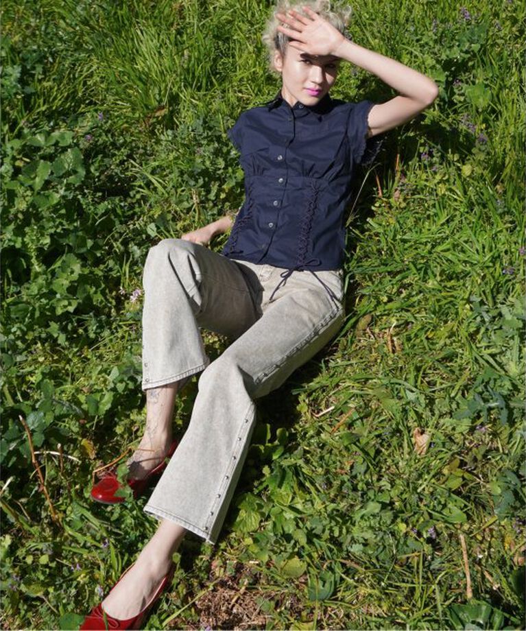 Oriens JOURNAL STANDARD「別注【Cimarron×Oriens】STUDS Denim：スタッズデニム」|デニム|