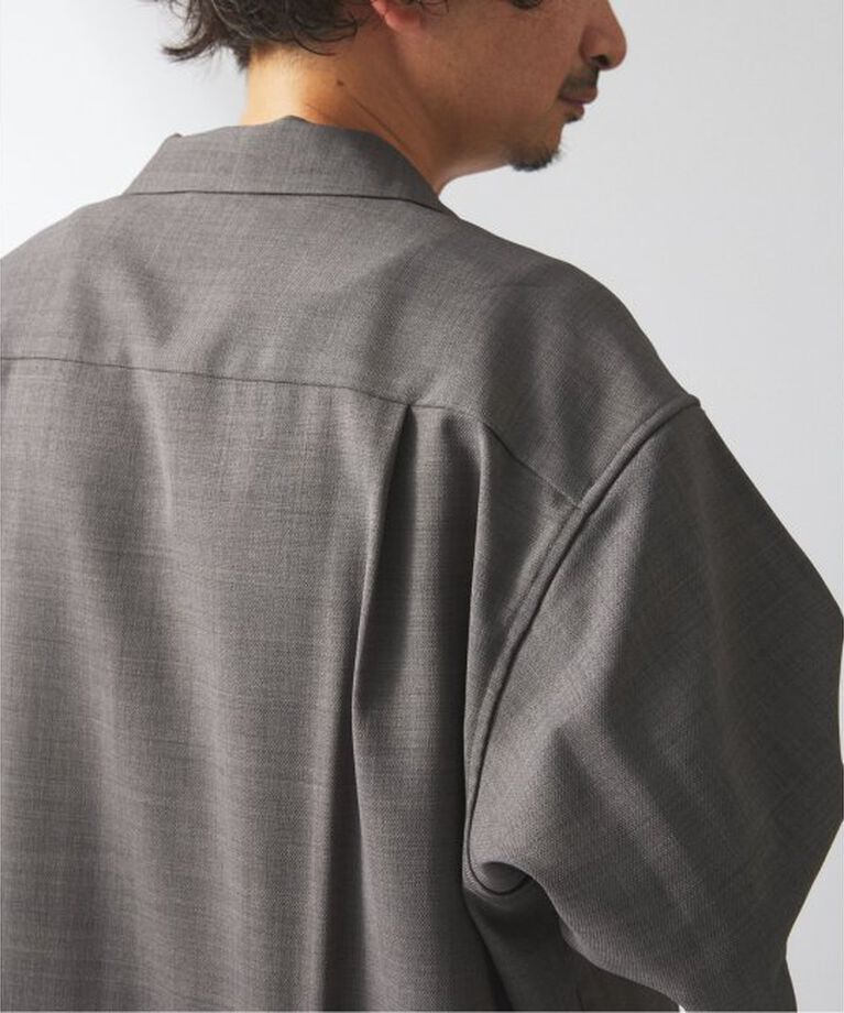 JOURNAL STANDARD relume「TECH バスケット ウォッシャブル オープンカラーシャツ(セットアップ着用可）」|シャツ・ブラウス|