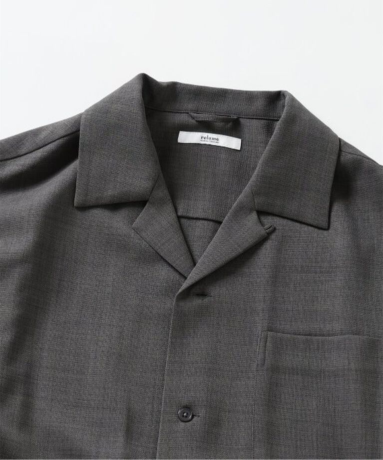 JOURNAL STANDARD relume「TECH バスケット ウォッシャブル オープンカラーシャツ(セットアップ着用可）」|シャツ・ブラウス|