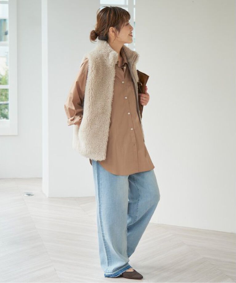 Spick and Span「≪追加≫50コットンオーバーシャツ」|シャツ・ブラウス|