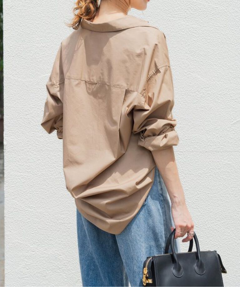 Spick and Span「≪追加≫50コットンオーバーシャツ」|シャツ・ブラウス|