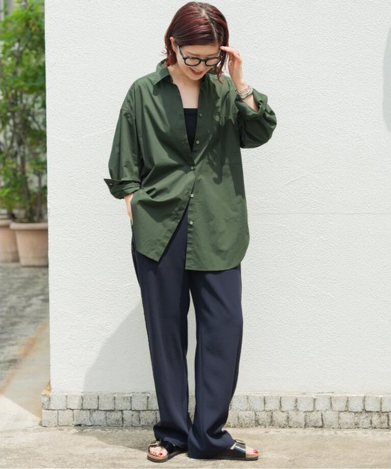 Spick and Span「≪追加≫50コットンオーバーシャツ」|シャツ・ブラウス|