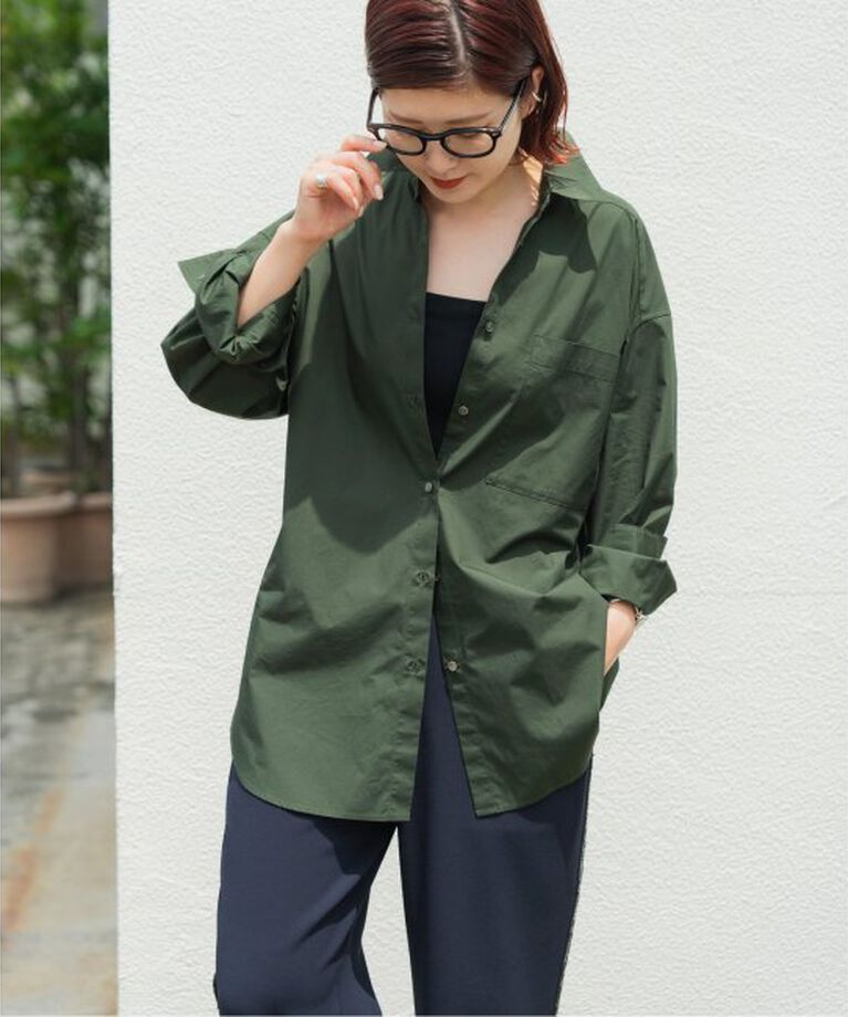 Spick and Span「≪追加≫50コットンオーバーシャツ」|シャツ・ブラウス|