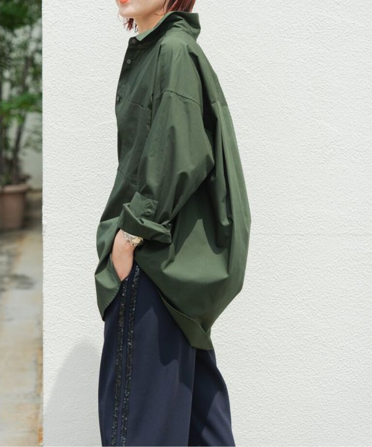 Spick and Span「≪追加≫50コットンオーバーシャツ」|シャツ・ブラウス|
