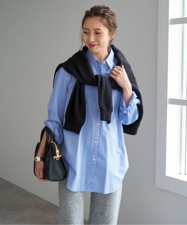 Spick and Span「≪追加≫50コットンオーバーシャツ」|シャツ・ブラウス|