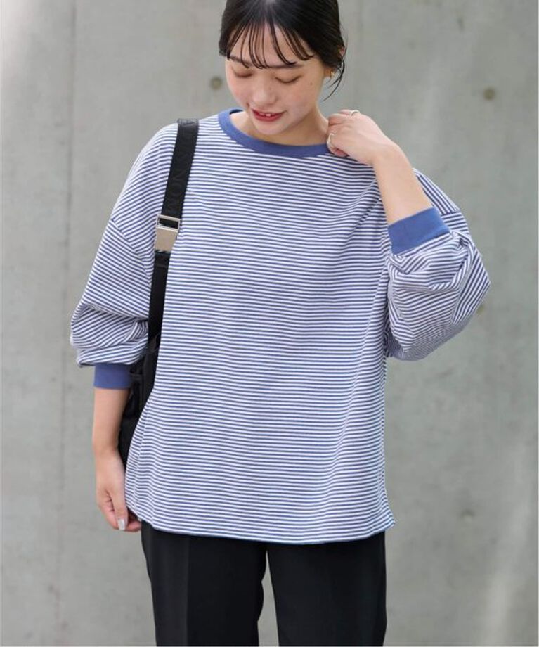 FRAMeWORK「≪追加≫ミジンボーダーロンT」|Tシャツ・カットソー|
