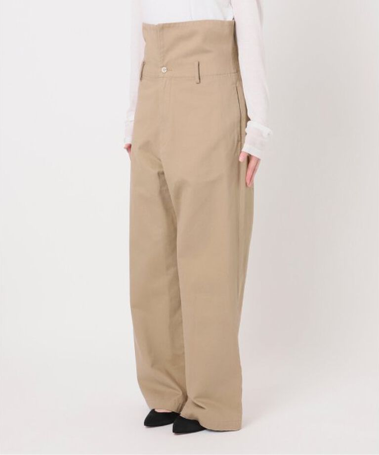 Spick and Span「《追加》Higuchi*S2WAYハイウエストパンツ」|チノ|