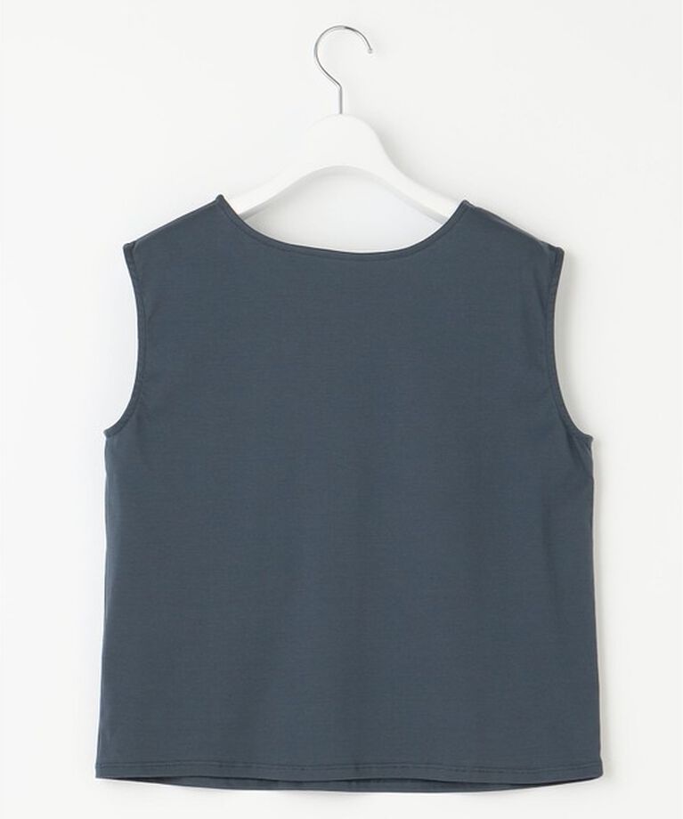 自由区「【カタログ掲載・洗える】レースエッジ Tシャツ&タンクトップセット トップス」|Tシャツ・カットソー|