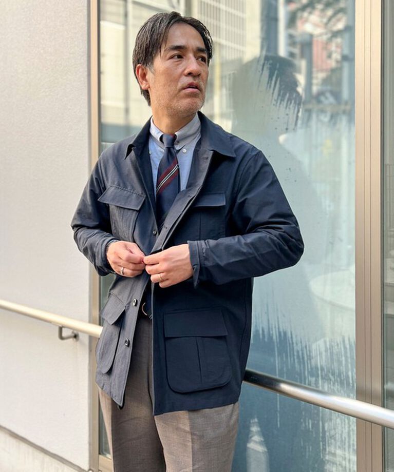 NOLLEY'S goodman「《撥水/ウォッシャブル》リップストップ ストレッチファティーグJK 25SS」|ミリタリージャケット|