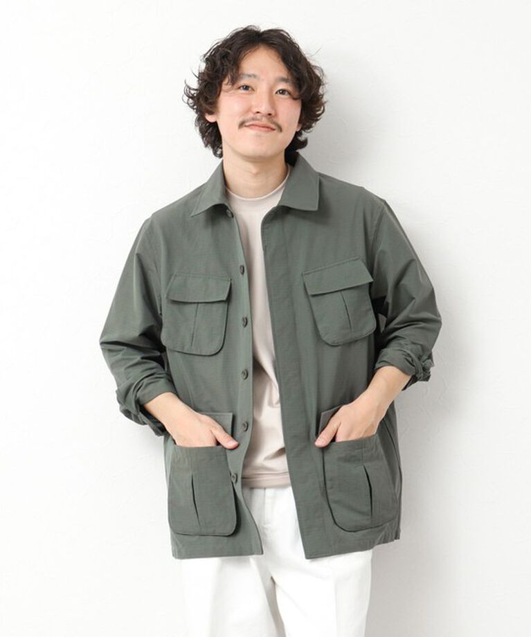 NOLLEY'S goodman「《撥水/ウォッシャブル》リップストップ ストレッチファティーグJK 25SS」|ミリタリージャケット|