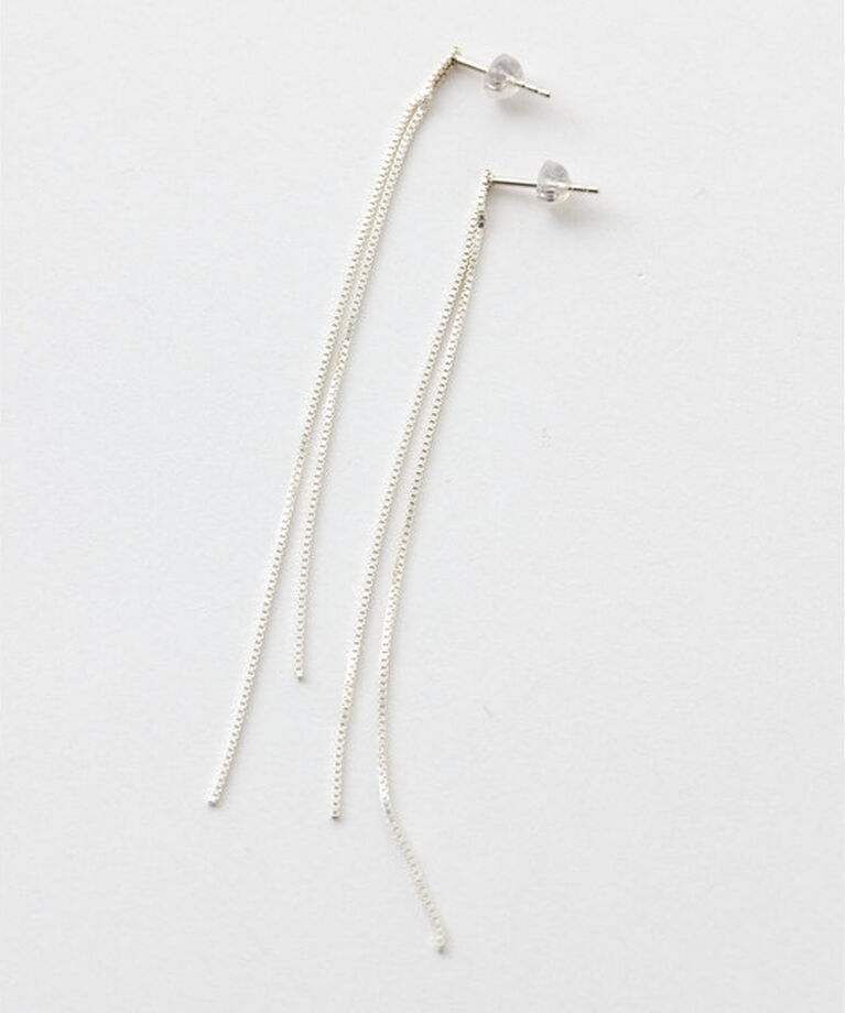 Hoaw.「【Hoaw.】ボックスチェーンピアス」|リング|