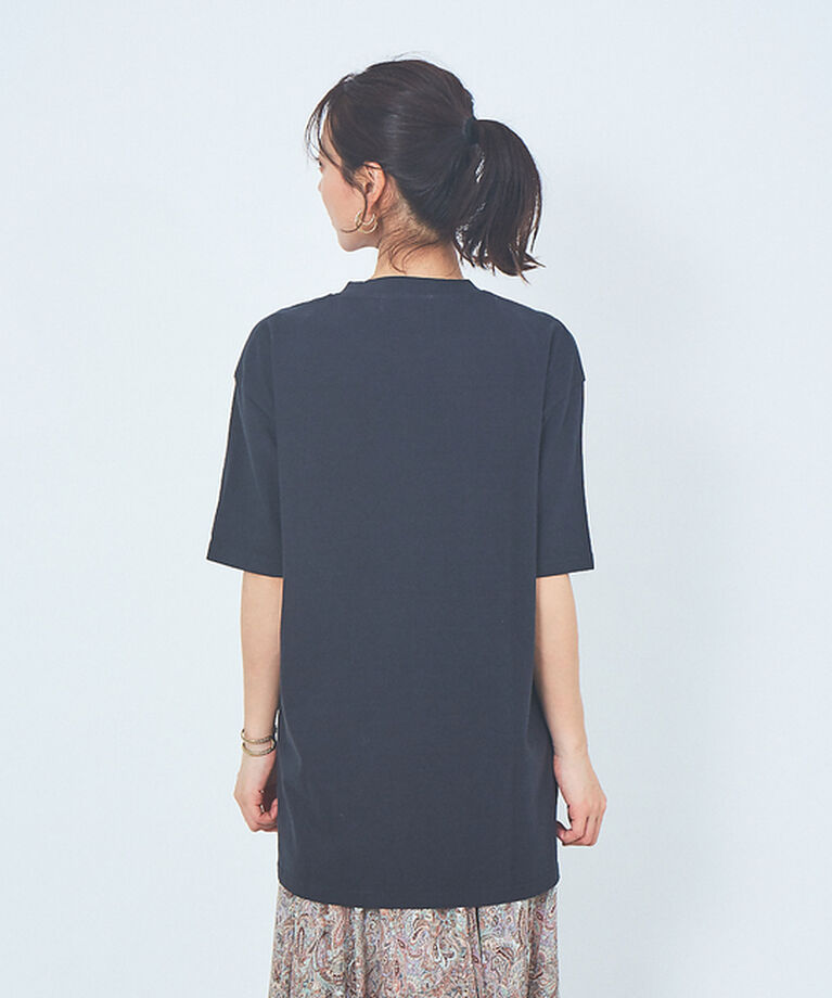 Rouge vif「ピースダイコットンチュニックTシャツ」|Tシャツ・カットソー|