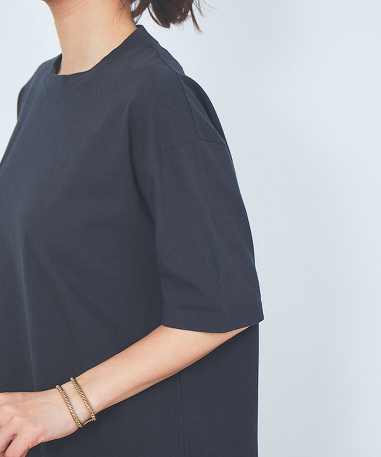 Rouge vif「ピースダイコットンチュニックTシャツ」|Tシャツ・カットソー|