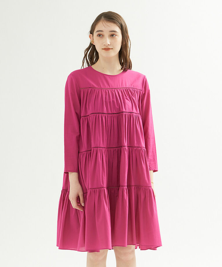 Rouge vif「ティアードローンミニワンピース」|ワンピース|