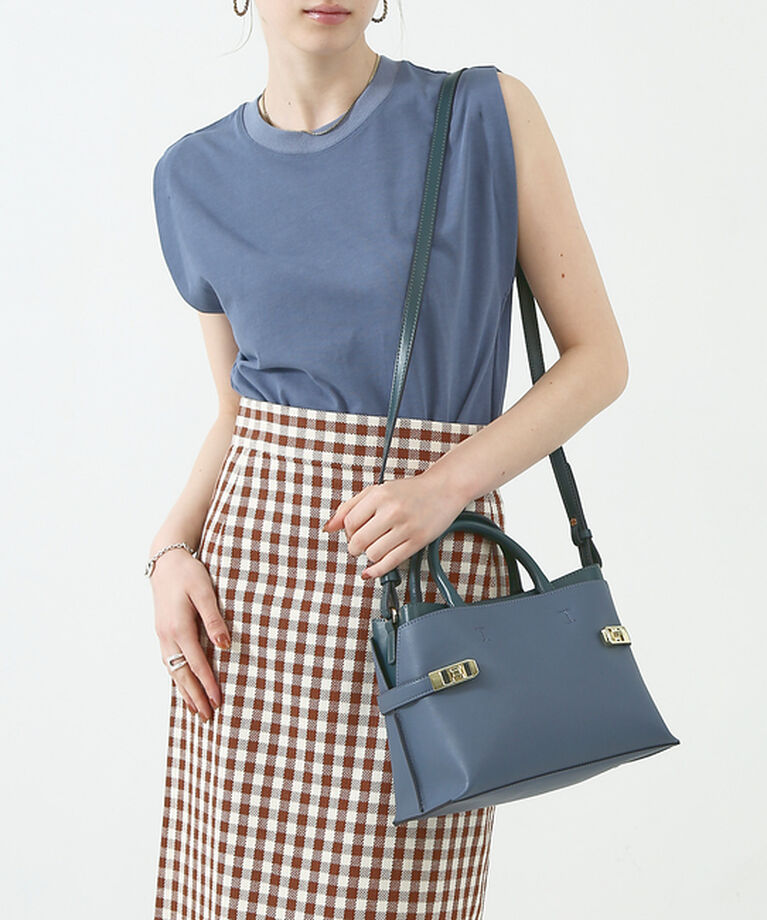 LOWELL things「【TVドラマ使用商品】Dual/ベルテッドスクエアminiトートBAG」|トートバッグ|