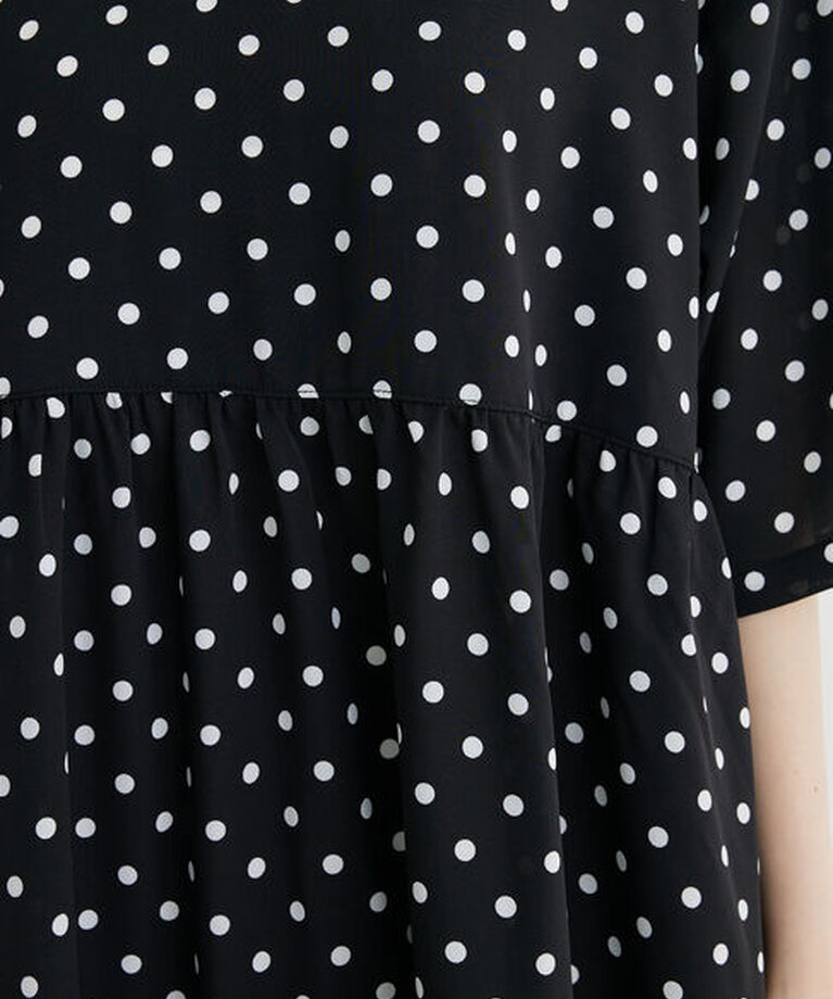 Green Parks「・novem9　ドットpt　Aラインワンピース」|ワンピース|