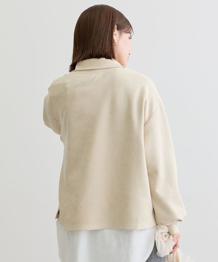 Green Parks「・SUGAR SPOON スエードポンチハーフZIP」|Tシャツ・カットソー|