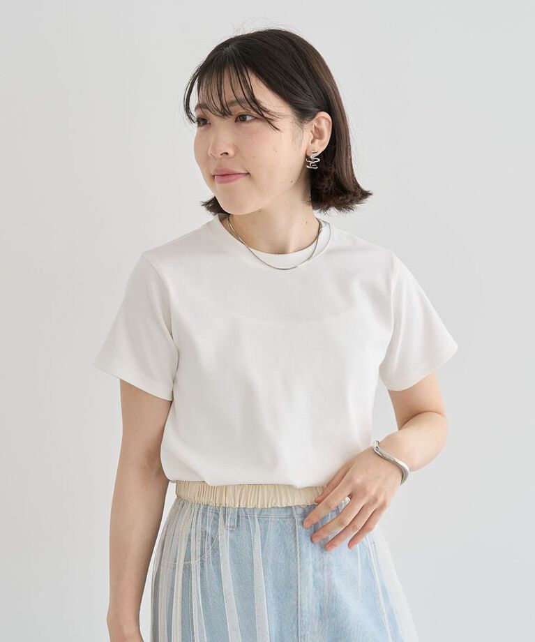 Green Parks「フライスコンパクトTシャツ」|Tシャツ・カットソー|Off White