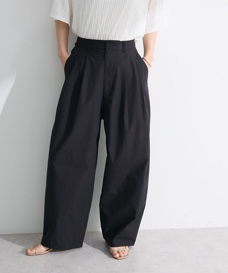 Green Parks「・ELENCARE DUE コクーンタックパンツ」|その他|Black