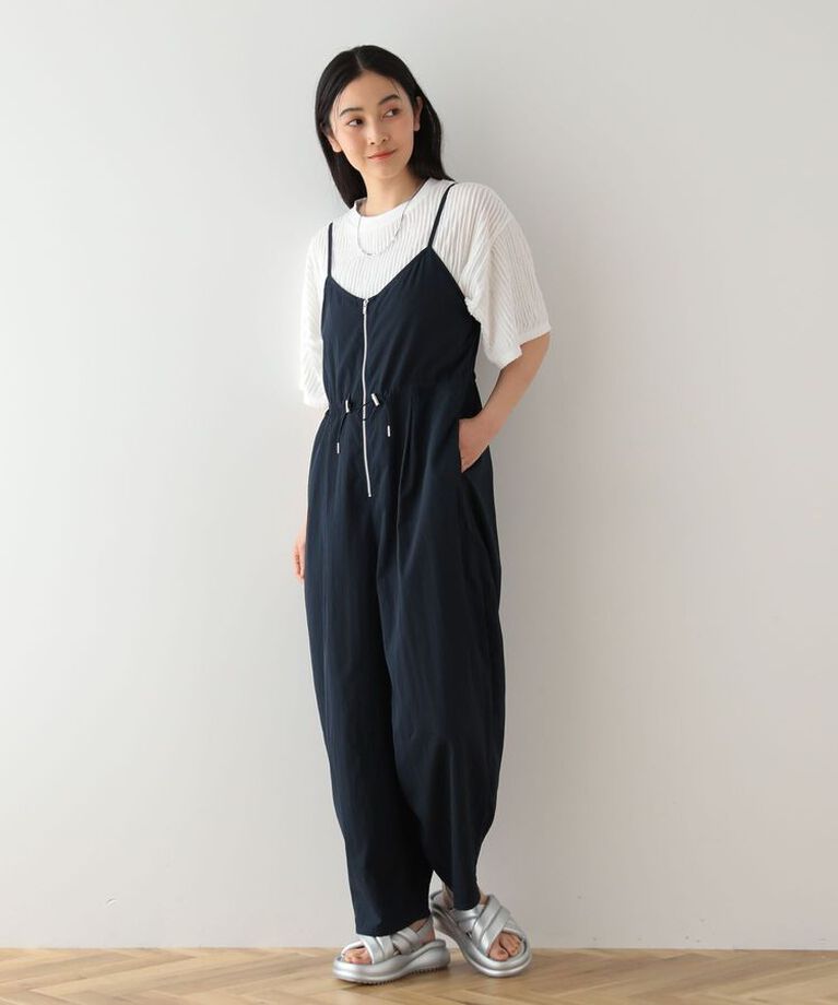 Green Parks「5分袖フリルカットプルオーバー」|Tシャツ・カットソー|