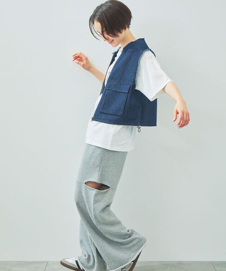 SM2「裏毛サイドスリットスウェットパンツ」|Tシャツ・カットソー|
