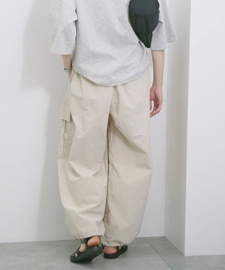 Samansa Mos2 blue「◎ナイロンカーゴパンツ」|その他|