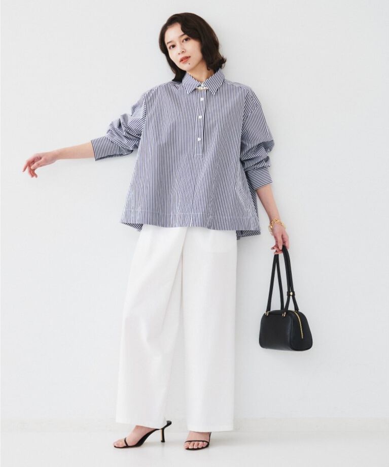 UNTITLED「【セットアップ可能】フロントラップ ワイドパンツ」|その他|