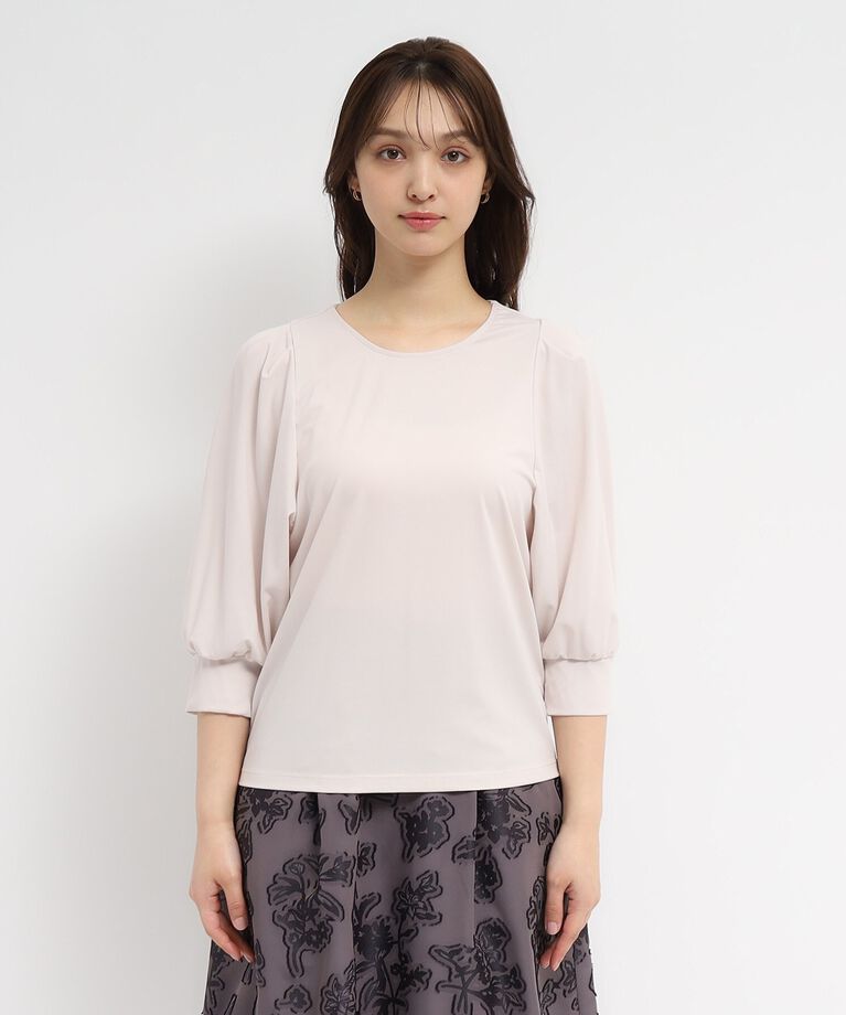 index「UV タックパフスリーブトップス【接触冷感/洗濯機洗い可】」|Tシャツ・カットソー|