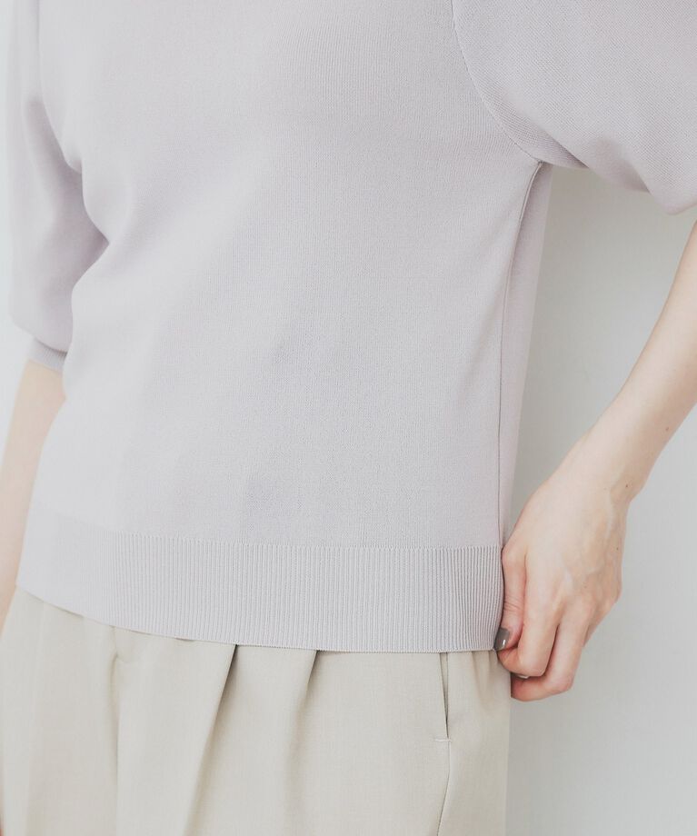 index「《6color/XS-LLsize》ドライタッチ デザインスリーブニット【洗濯機洗い可/接触冷感/抗」|ニット・セーター|