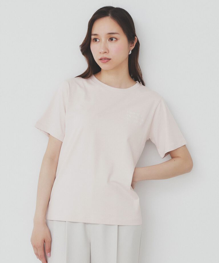 index「ロゴ刺繍Tシャツ【UV/接触冷感/洗濯機洗い可】」|Tシャツ・カットソー|