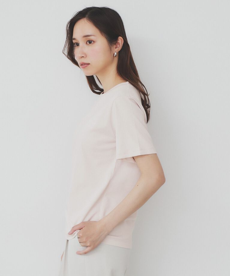 index「ロゴ刺繍Tシャツ【UV/接触冷感/洗濯機洗い可】」|Tシャツ・カットソー|