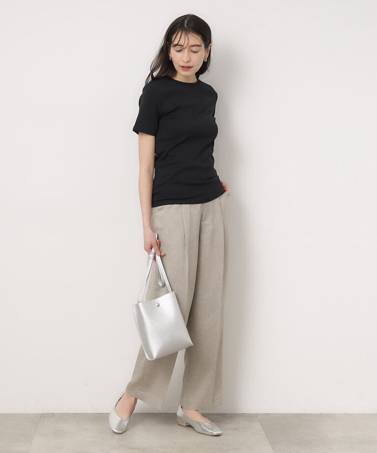OPAQUE.CLIP「フライスコットンベーシックTシャツ」|Tシャツ・カットソー|