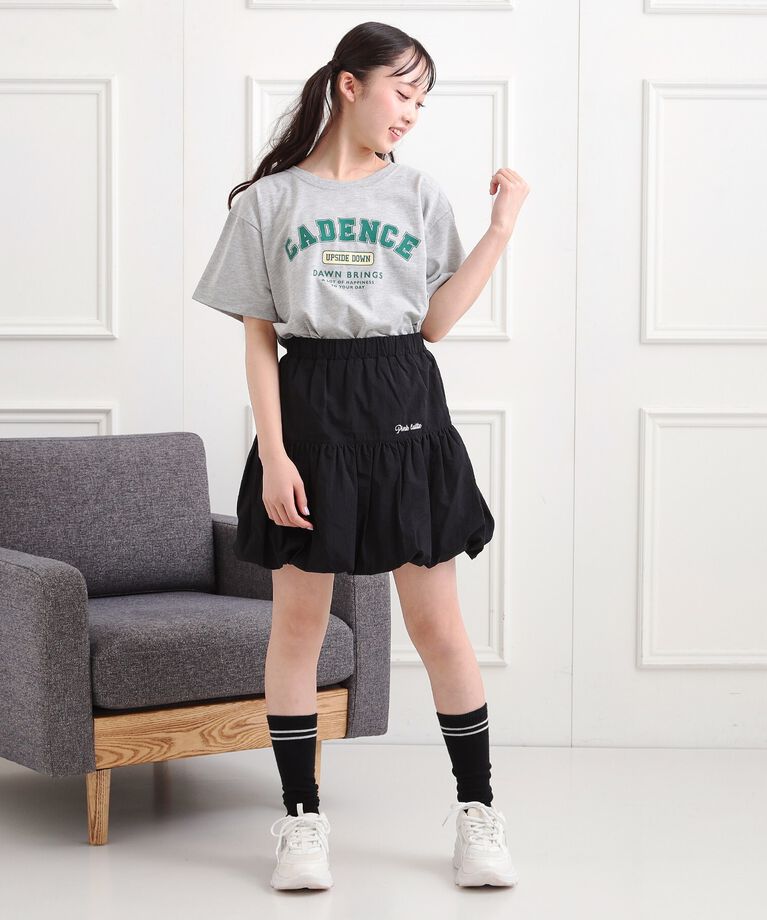 PINK-latte「カレッジプリントTシャツ」|Tシャツ・カットソー|