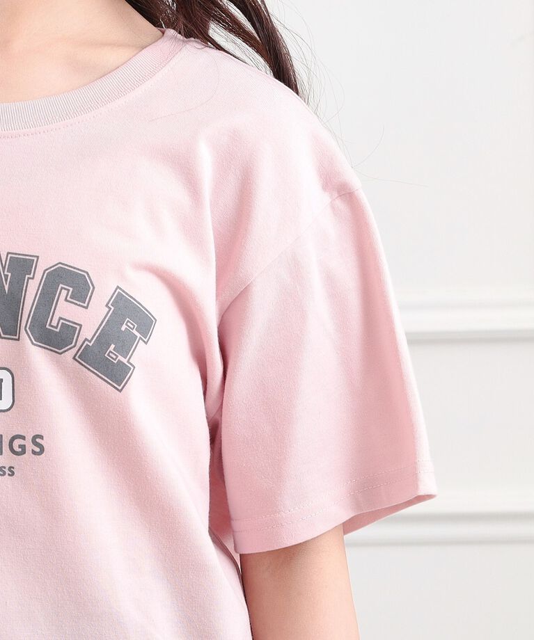 PINK-latte「カレッジプリントTシャツ」|Tシャツ・カットソー|